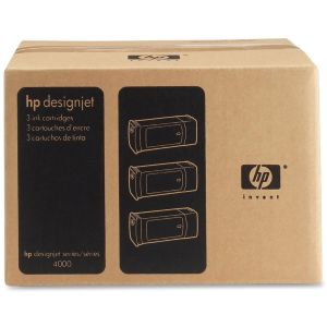 Cartridge HP 90 (C5083A), trojbalení, azurová (cyan), originál