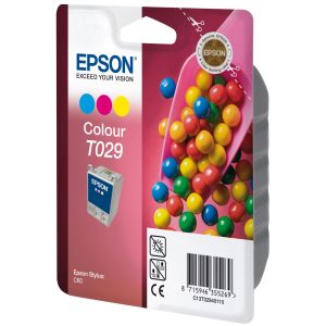 Cartridge Epson T029, barevná (tricolor), originál