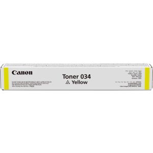 Toner Canon 034, žlutá (yellow), originál