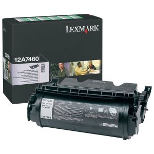 Toner Lexmark 12A7460 (T630, X630), černá (black), originál