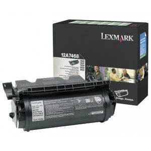 Toner Lexmark 12A7468 (T630, X630), pro tisk štítků, černá (black), originál