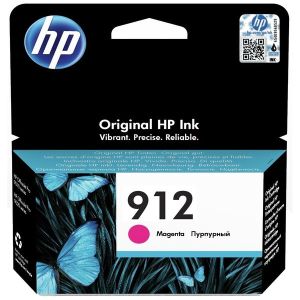 Cartridge HP 912, 3YL78AE, purpurová (magenta), originál