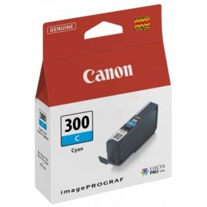 Cartridge Canon PFI-300C, 4194C001, azurová (cyan), originál