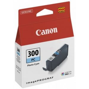 Cartridge Canon PFI-300PC, 4197C001, foto azurová (photo cyan), originál
