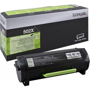 Toner Lexmark 502X, 50F2X00 (MS410, MS510, MS610), černá (black), originál