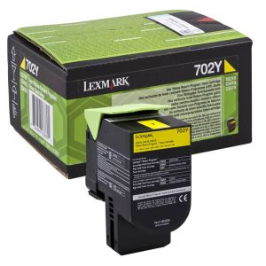 Toner Lexmark 702Y, 70C20Y0 (CS310, CS410, CS510), žlutá (yellow), originál