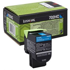 Toner Lexmark 702HC, 70C2HK0 (CS310, CS410, CS510), azurová (cyan), originál