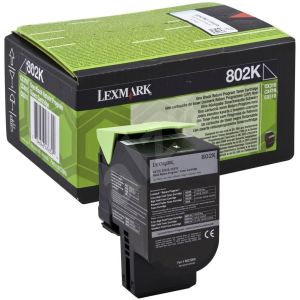 Toner Lexmark 802K, 80C20K0 (CX310, CX410, CX510), černá (black), originál
