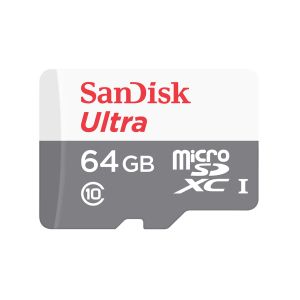 SanDisk Ultra/micro SDXC/64GB/100MBps/UHS-I U1 / Class 10/+ Adaptér SDSQUNR-064G-GN3MA