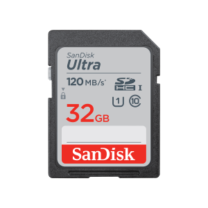 SanDisk Ultra/SDHC/32GB/120MBps/UHS-I U1 / Class 10/Černá SDSDUN4-032G-GN6IN