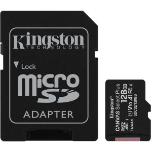 Kingston Canvas Select Plus A1/micro SDXC/128GB/100MBps/UHS-I U1 / Class 10/+ Adaptér SDCS2/128GB