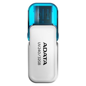 32GB ADATA UV240 USB white  (vhodné pro potisk) AUV240-32G-RWH