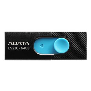 64GB ADATA UV220 USB black/blue AUV220-64G-RBKBL