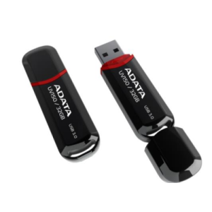 ADATA UV150/32GB/90MBps/USB 3.0/USB-A/Černá AUV150-32G-RBK