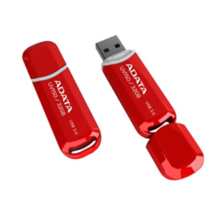 ADATA UV150/32GB/90MBps/USB 3.0/USB-A/Červená AUV150-32G-RRD