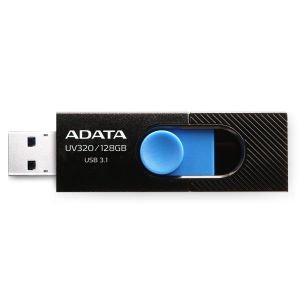 ADATA UV320/128GB/USB 3.2/USB-A/Bílá AUV320-128G-RBKBL