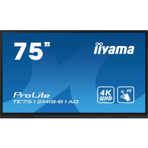 75" iiyama TE7512MIS-B1AG: IPS,4K UHD,Android,24/7 TE7512MIS-B1AG