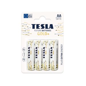 TESLA - baterie AA GOLD+, 4ks, LR06 12060423