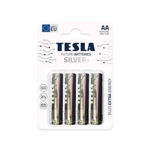 TESLA - baterie AA SILVER+, 4 ks, LR06 13060424