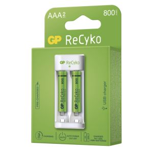 GP nabíječka baterií Eco E211 + 2× AAA REC 800 1604821111
