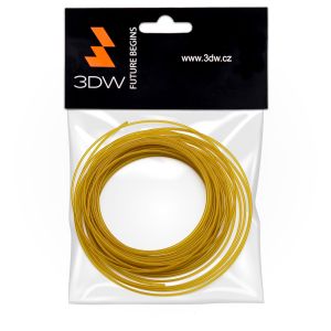 3DW - ABS filament 1,75mm zlatá,10m, tisk 200-230°C D11611