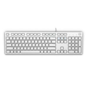 Dell klávesnice, multimediální KB216, GER bílá 580-ADHW