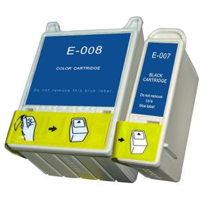 Cartridge Epson T007 + T008, multipack, alternativní