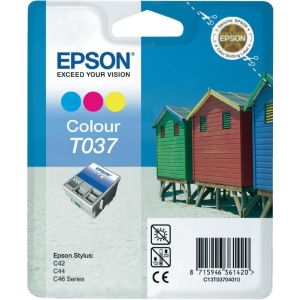 Cartridge Epson T037, barevná (tricolor), originál