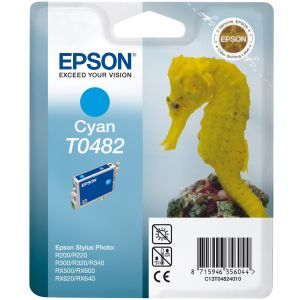 Cartridge Epson T0482, azurová (cyan), originál