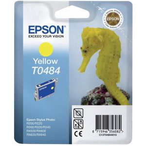 Cartridge Epson T0484, žlutá (yellow), originál