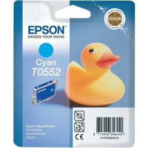 Cartridge Epson T0552, azurová (cyan), originál