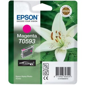 Cartridge Epson T0593, purpurová (magenta), originál