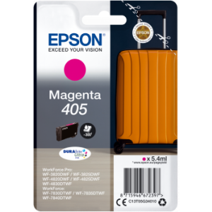 Cartridge Epson 405, T05G3, C13T05G34010, purpurová (magenta), originál