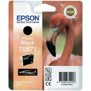 Cartridge Epson T0871, foto černá (photo black), originál