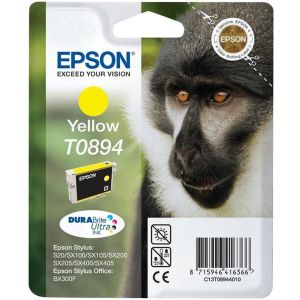 Cartridge Epson T0894, žlutá (yellow), originál
