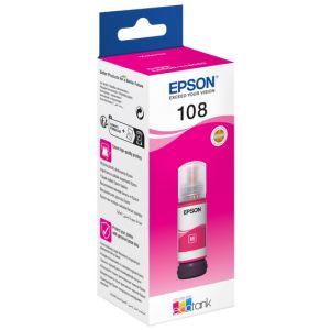 Cartridge Epson 108, T09C3, C13T09C34A, purpurová (magenta), originál