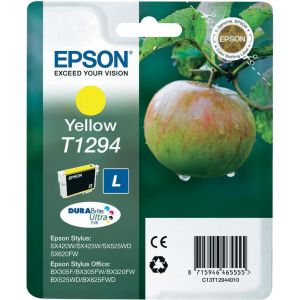 Cartridge Epson T1294, žlutá (yellow), originál