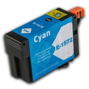 Cartridge Epson T1572, azurová (cyan), alternativní