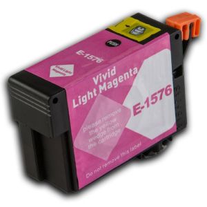 Cartridge Epson T1576, světlá purpurová (light magenta), alternativní