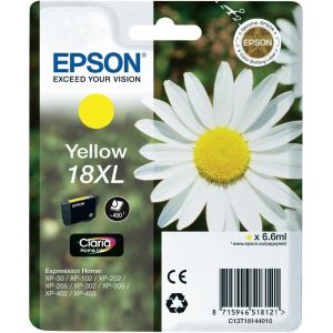Cartridge Epson T1814 (18XL), žlutá (yellow), originál