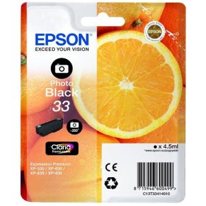 Cartridge Epson T3341 (33), foto černá (photo black), originál
