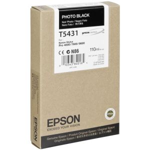 Cartridge Epson T5431, foto černá (photo black), originál