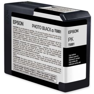 Cartridge Epson T5801, foto černá (photo black), originál