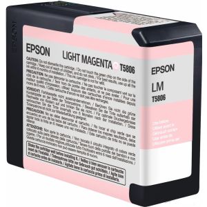 Cartridge Epson T5806, světlá purpurová (light magenta), originál