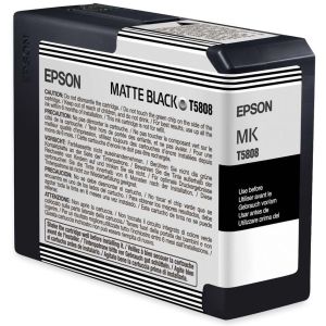 Cartridge Epson T5808, matná černá (matte black), originál
