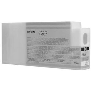 Cartridge Epson T5967, světlá černá (light black), originál