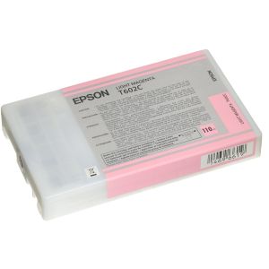 Cartridge Epson T602C, světlá purpurová (light magenta), originál