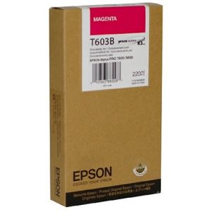 Cartridge Epson T603B, purpurová (magenta), originál