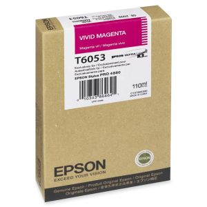 Cartridge Epson T6053, purpurová (magenta), originál