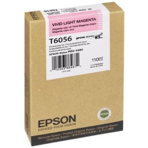 Cartridge Epson T6056, světlá purpurová (light magenta), originál
